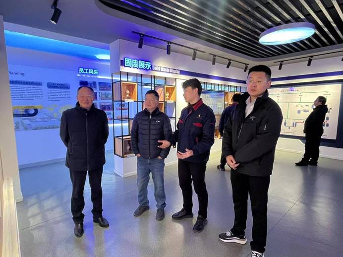 紫金環保科技有限公司到建材公司考察交流