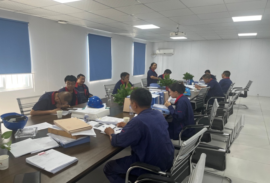 公司開展年度質量、環境、職業健康安全管理體系內審工作