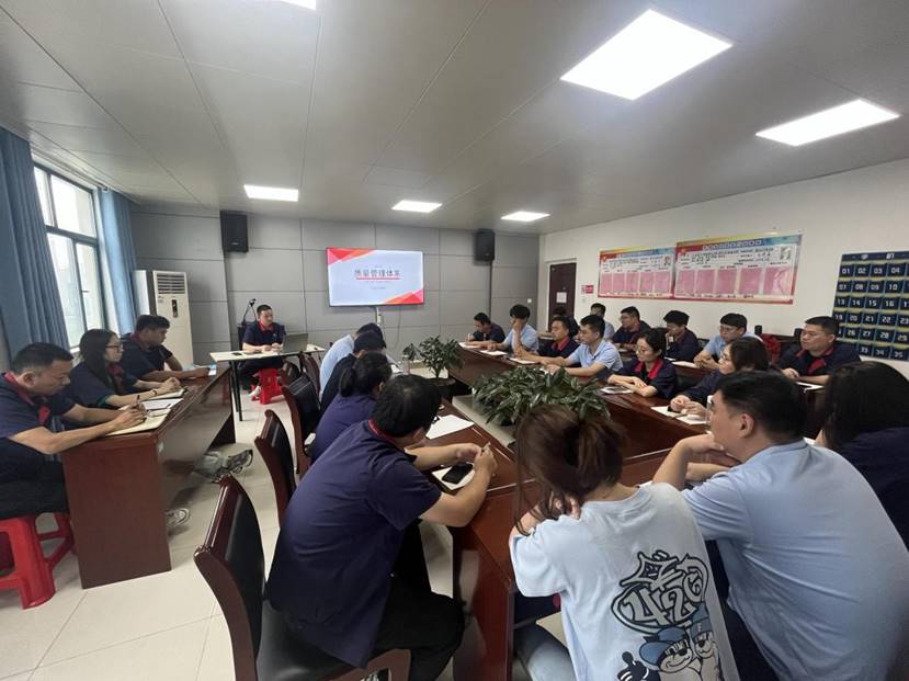 建材公司開展QC管理、質(zhì)量管理知識培訓